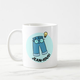 Jean-ious Denim Pants Pun Mug