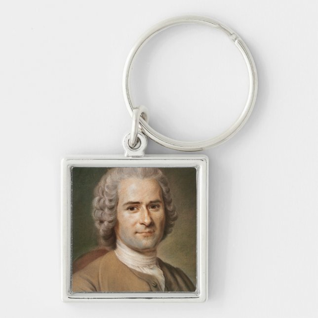 Jean-Jacques Rousseau  after 1753 Key Ring (Front)