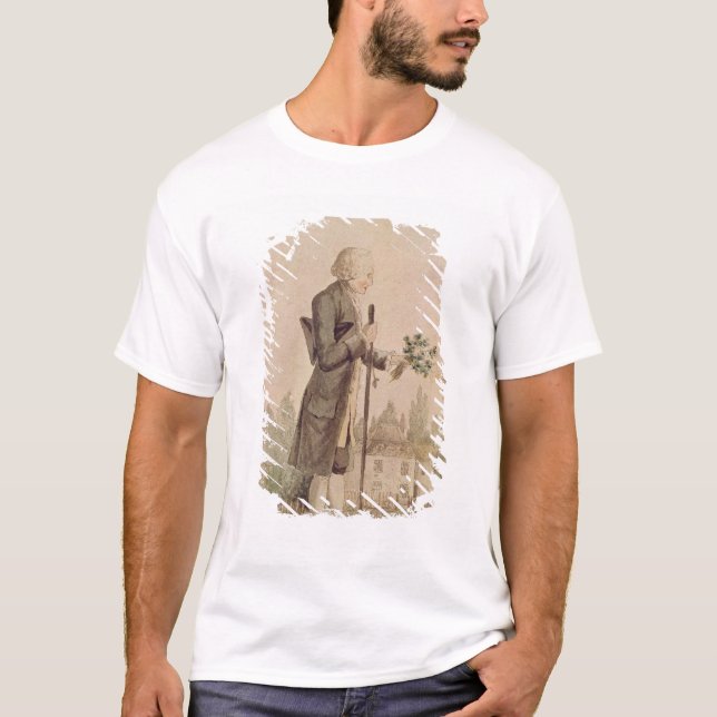 Jean-Jacques Rousseau  Gathering Herbs T-Shirt (Front)