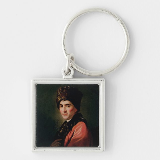 Jean Jacques Rousseau Key Ring (Front)