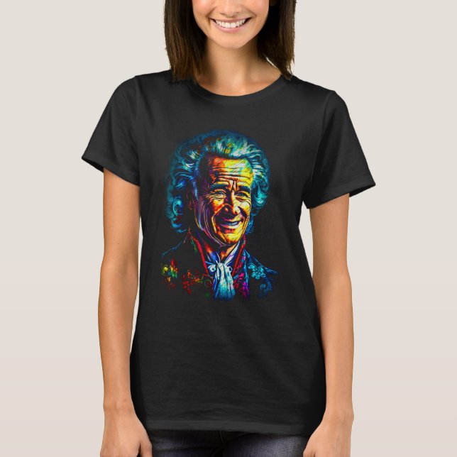 Jean Jacques Rousseau Philosopher T-Shirt (Front)