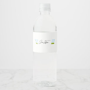 Jean LaTasse Promo Water Bottle Water Bottle Label