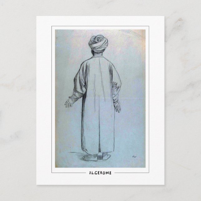 Jean-Léon Gérôme #168 - Fine Art Postcard (Front)