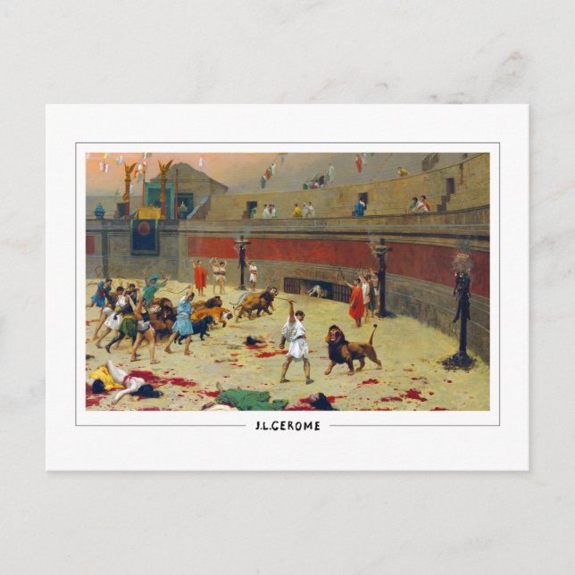Jean-Léon Gérôme #250 - Fine Art Postcard (Front)
