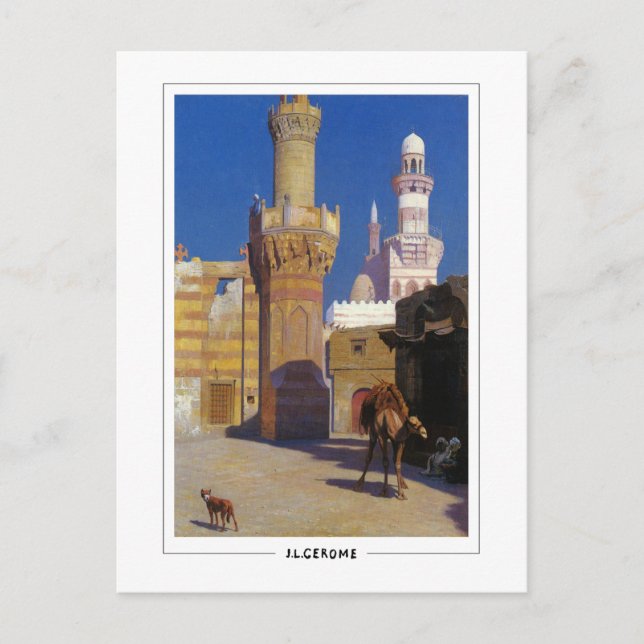 Jean-Léon Gérôme #317 - Fine Art Postcard (Front)