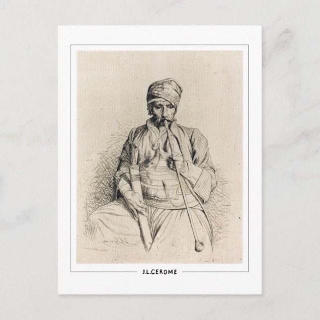 Jean-Léon Gérôme #345 - Fine Art Postcard (Front)