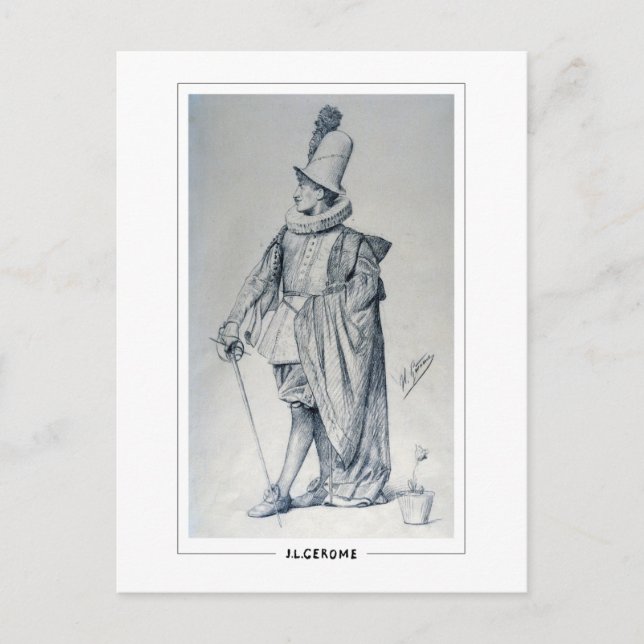 Jean-Léon Gérôme #41 - Fine Art Postcard (Front)