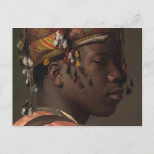 Jean-Leon Gerome Black Bashi-Bazouk (face) 1869 Postcard (Front)