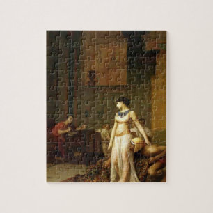 Jean-Leon Gerome- Cleopatra and Caesar Jigsaw Puzzle
