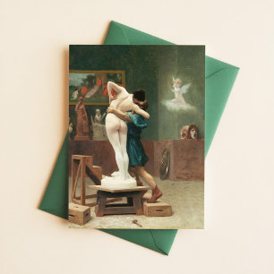 Jean-Leon Gerome Pygmalion and Galatea Myth Art Postcard