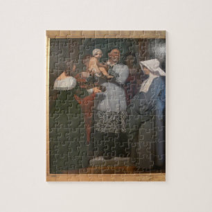 Jean-Leon Gerome- Saint Vincent of Paule Jigsaw Puzzle