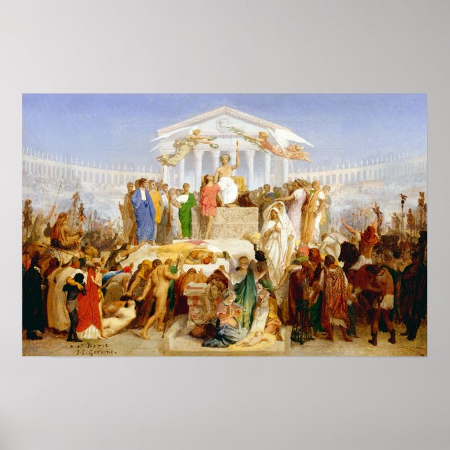 Jean-Léon Gérôme The Age of Augustus Poster (Front)