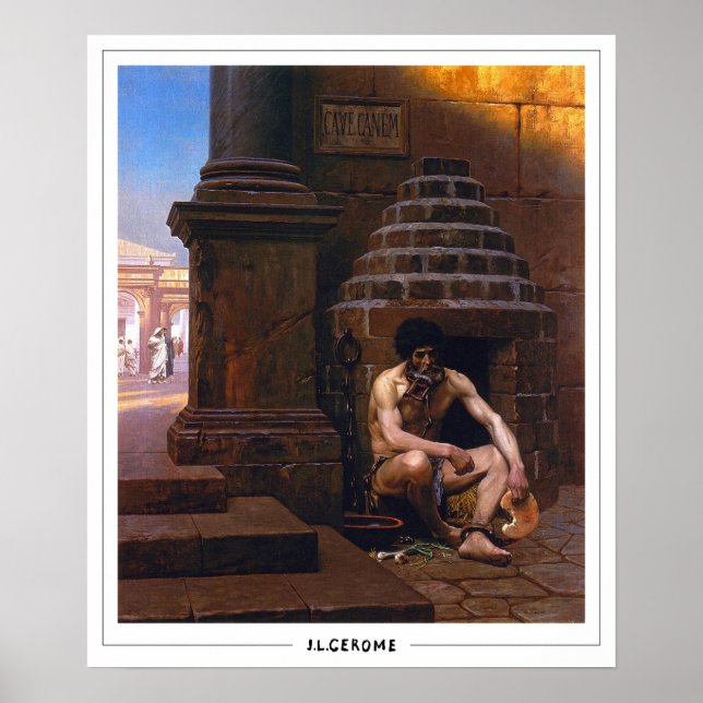 Jean-Léon Gérôme Zedign Art Poster #111 (Front)
