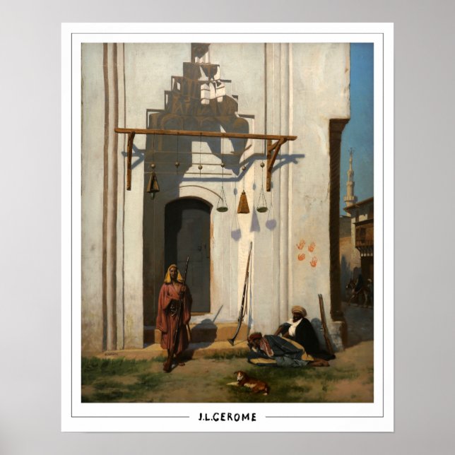 Jean-Léon Gérôme Zedign Art Poster #266 (Front)