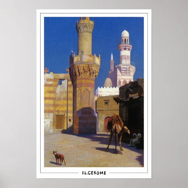 Jean-Léon Gérôme Zedign Art Poster #317 (Front)