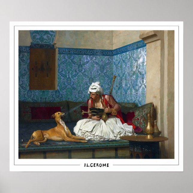 Jean-Léon Gérôme Zedign Art Poster #50 (Front)