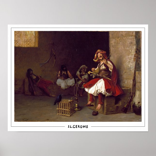 Jean-Léon Gérôme Zedign Art Poster #76 (Front)
