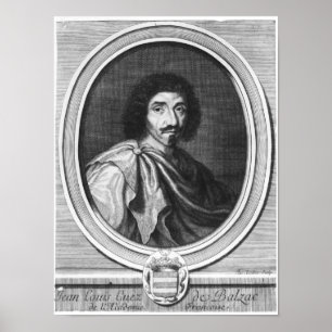 Jean Louis Guez de Balzac Poster