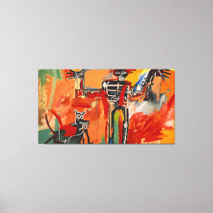 Jean Michel Basquiat art Canvas Print