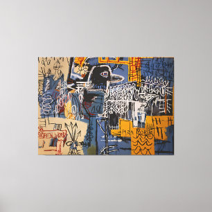 Jean Michel Basquiat painting Canvas Print