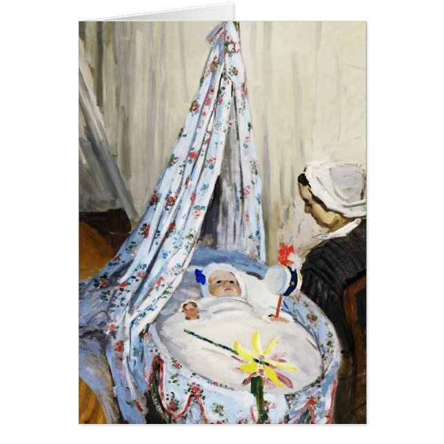 Jean Monet in the Cradle Claude Monet cool, old, (Front)