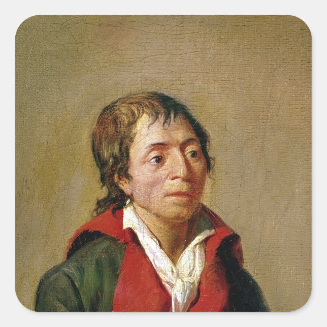 Jean-Paul Marat Square Sticker (Front)