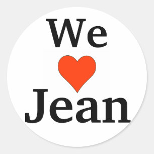Jean Preston Classic Round Sticker