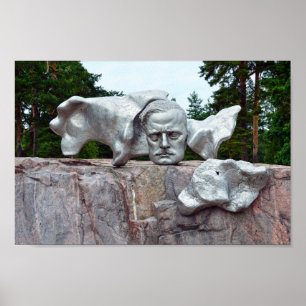 Jean Sibelius Sculpture, Helsinki, Finland Poster