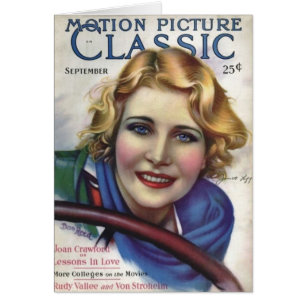 Jeanette Loff Vintage 1929 Movie Magazine Card