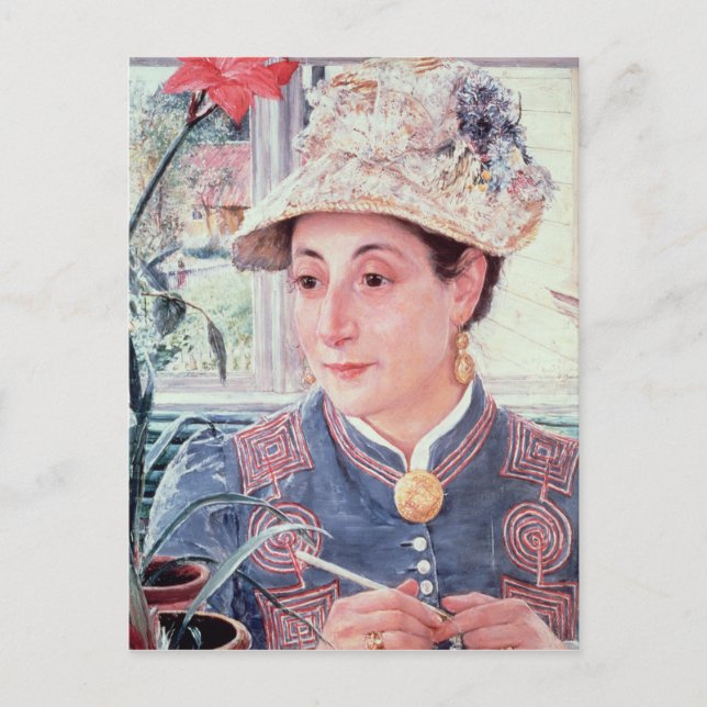 Jeanette Rubenson, 1883 Postcard (Front)