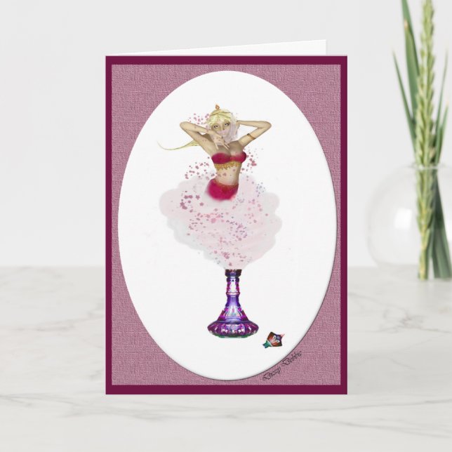 Jeanie Birthday Greeting Card (Front)