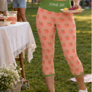 JEANIE DEE "PEACH TREE" - HIGH WAISTED CAPRI PANTS