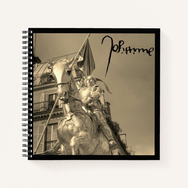 Jeanne d'Arc - Johanna von Orléans - Saint Joan Notebook (Front)