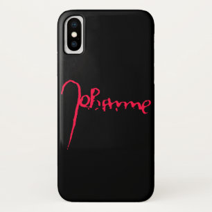 Jeanne d'Arc Saint Joan Saint Johanna Signature iPhone X Case