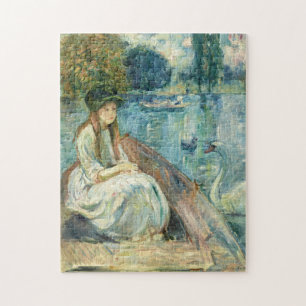 Jeanne Fourmanoir Sur le Lac Berthe Morisot Jigsaw Puzzle
