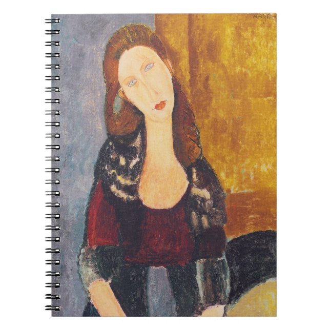 Jeanne Hebuterne portrait by Amedeo Modigliani Notebook (Front)