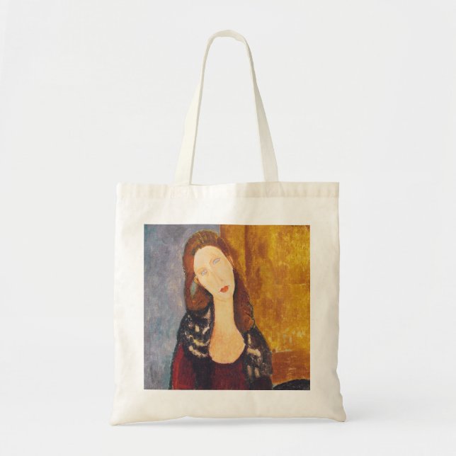 Jeanne Hebuterne portrait by Amedeo Modigliani Tote Bag (Front)