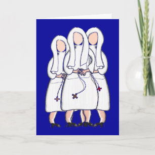 Jeanne Jugan Nun Art Cards-Blank Inside Card