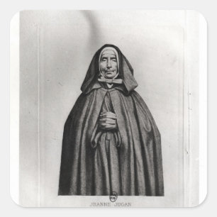 Jeanne Jugan Square Sticker