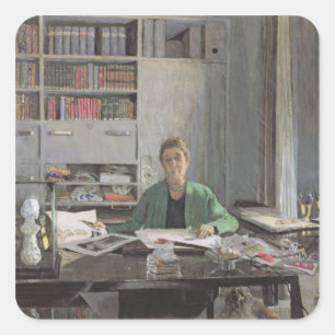 Jeanne Lanvin , c.1933 Square Sticker