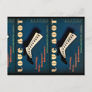 Jeanne: Love Boot Postcard