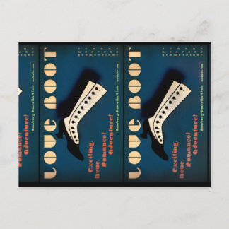 Jeanne: Love Boot Postcard