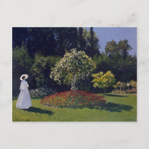 Jeanne-Marguerite Lecadre in the Garden postcard