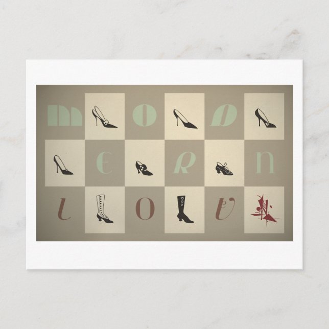 Jeanne: Modern Love Postcard (Front)