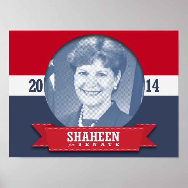 JEANNE SHAHEEN CAMPAIGN POSTER (Front)