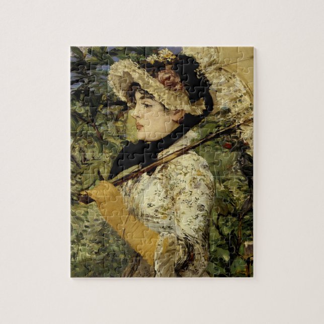 Jeanne: Spring 1881 by Manet Jigsaw Puzzle (Vertical)