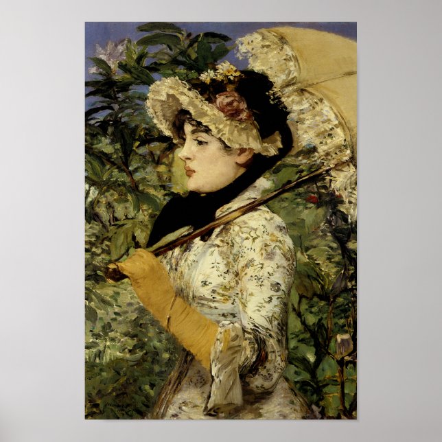 Jeanne: Spring 1881 by Manet Poster (Front)