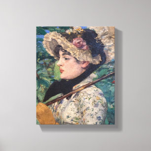 Jeanne (Spring)  By Édouard Manet Canvas Print