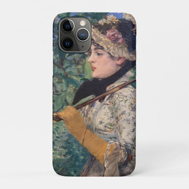 Jeanne (Spring)  By Édouard Manet Case-Mate iPhone Case (Back)