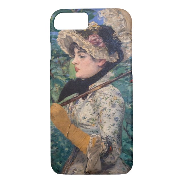 Jeanne (Spring)  By Édouard Manet Case-Mate iPhone Case (Back)